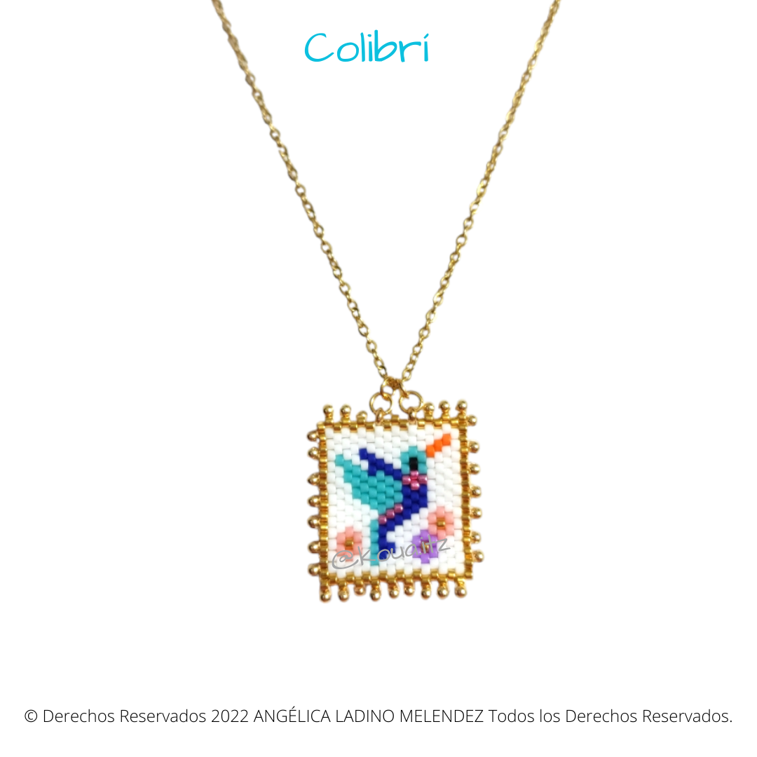 Colibrí Pulsera, Llavero, Collar o Kit