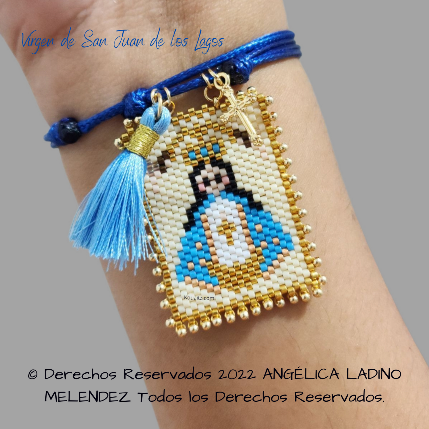 Pulsera Santitos Cordón + Motita