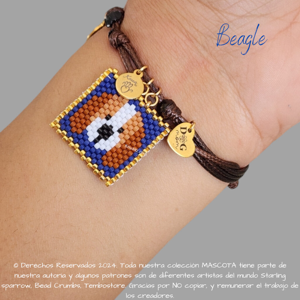 Accesorios artesanales con la carita de tu Beagle 🐾