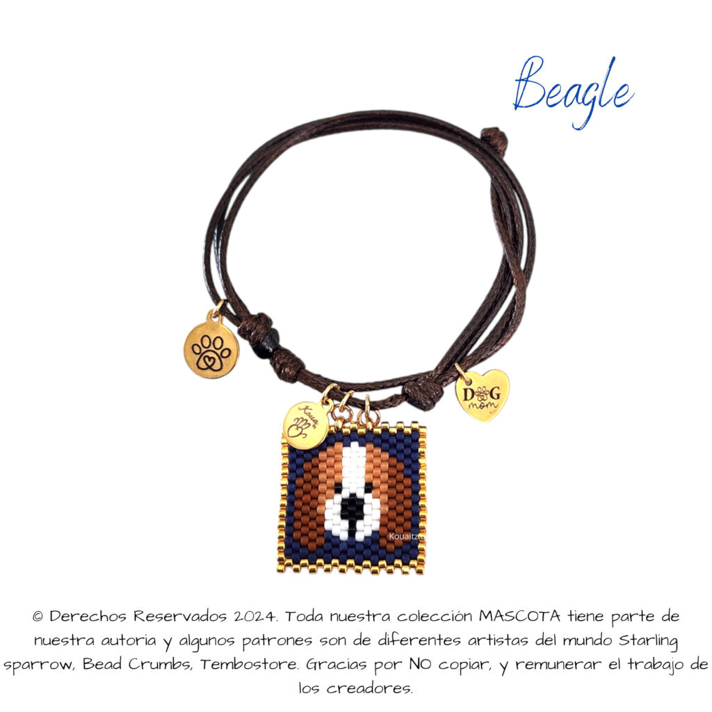 Accesorios artesanales con la carita de tu Beagle 🐾