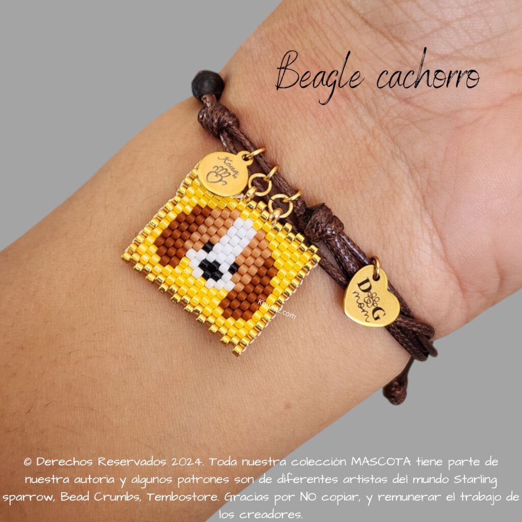 Accesorios artesanales con la carita de tu Beagle 🐾