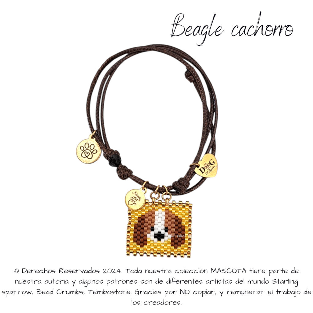 Accesorios artesanales con la carita de tu Beagle 🐾
