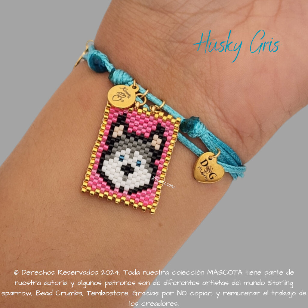Husky Pulsera, Llavero, Collar o Kit