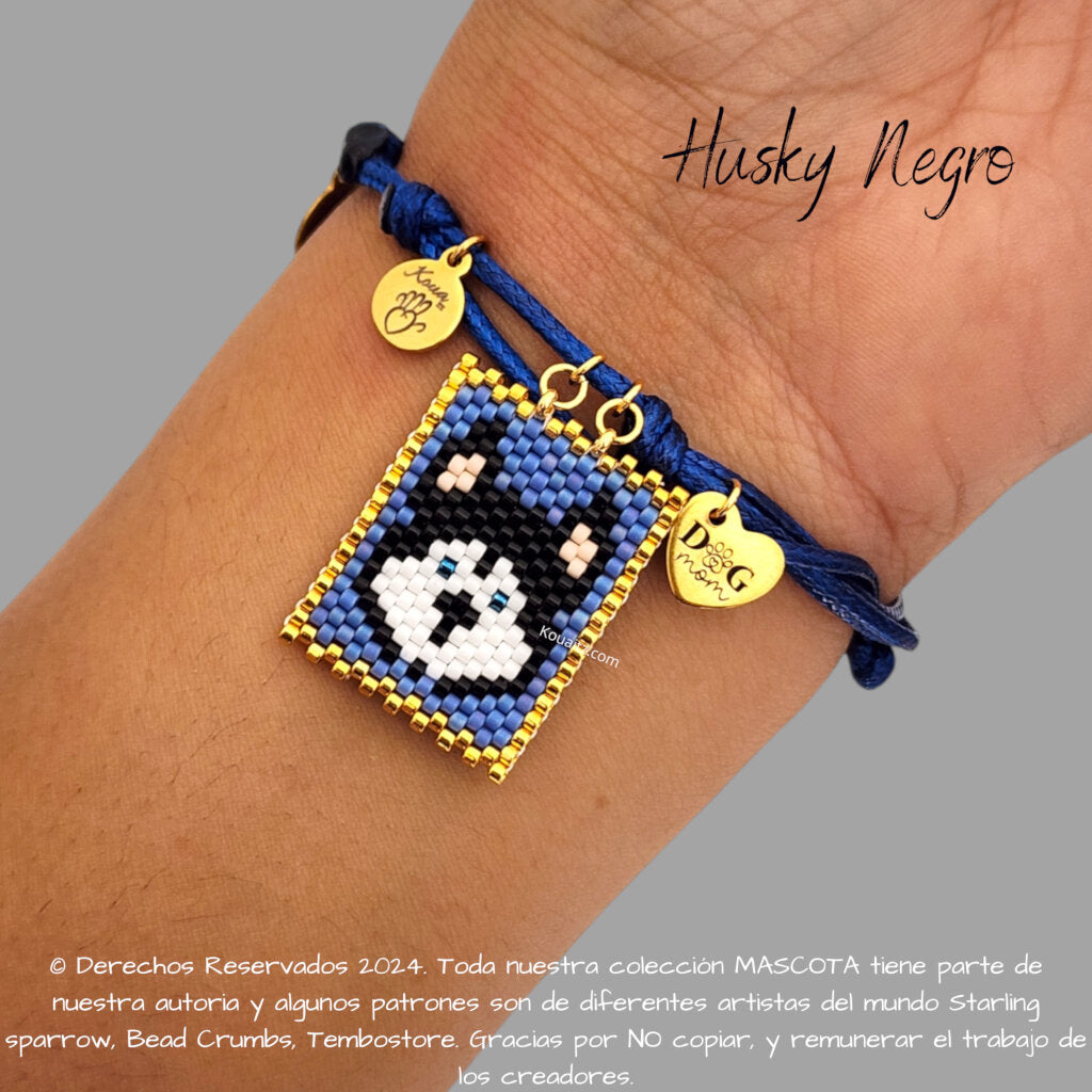 Husky Pulsera, Llavero, Collar o Kit