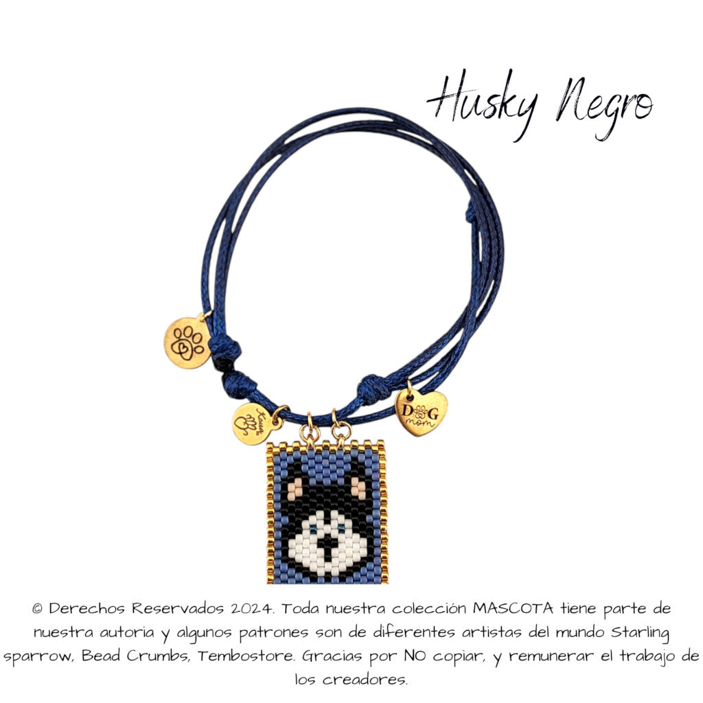 Husky Pulsera, Llavero, Collar o Kit