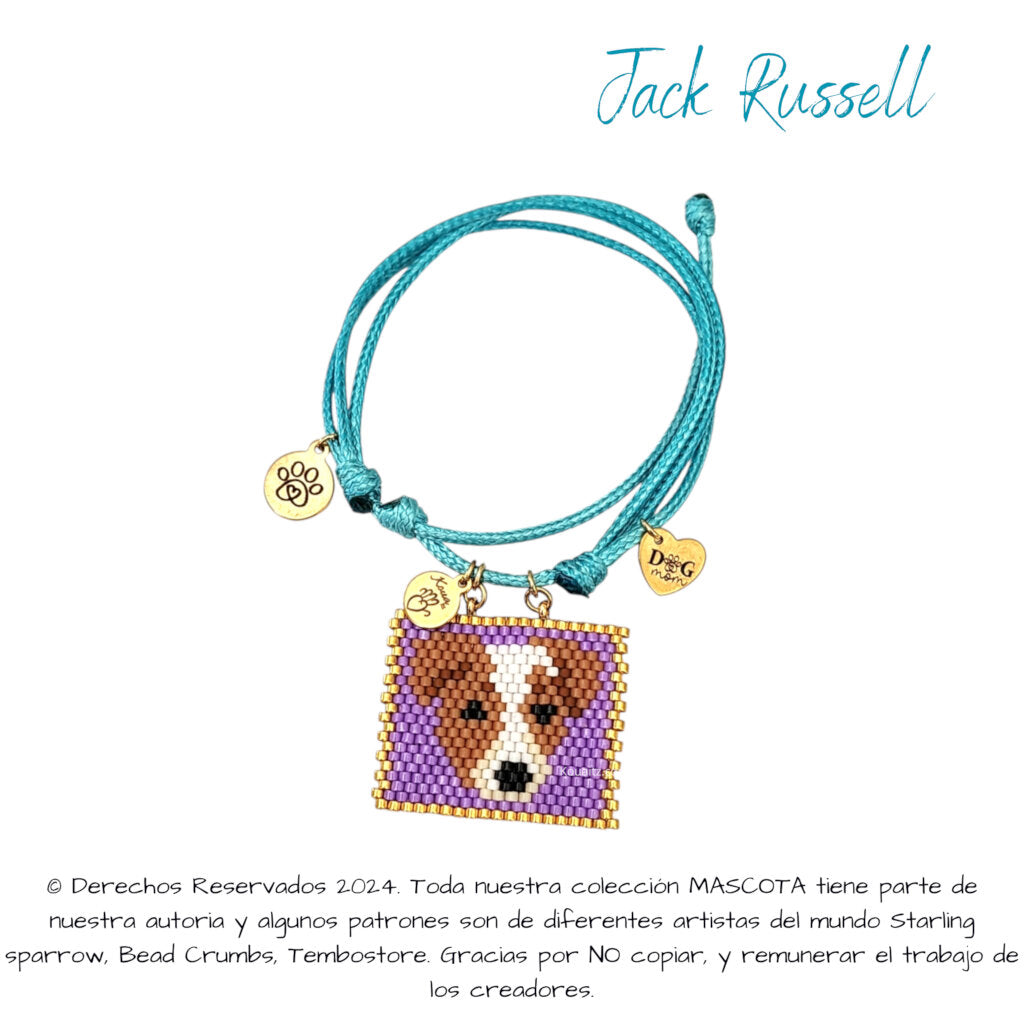Jack Russell Pulsera, Llavero, Collar o Kit