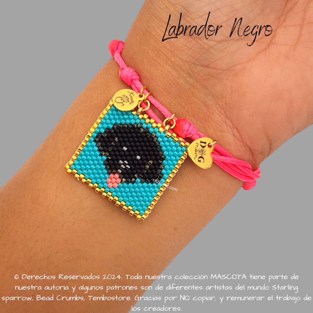 Labrador Pulsera, Llavero, Collar o Kit