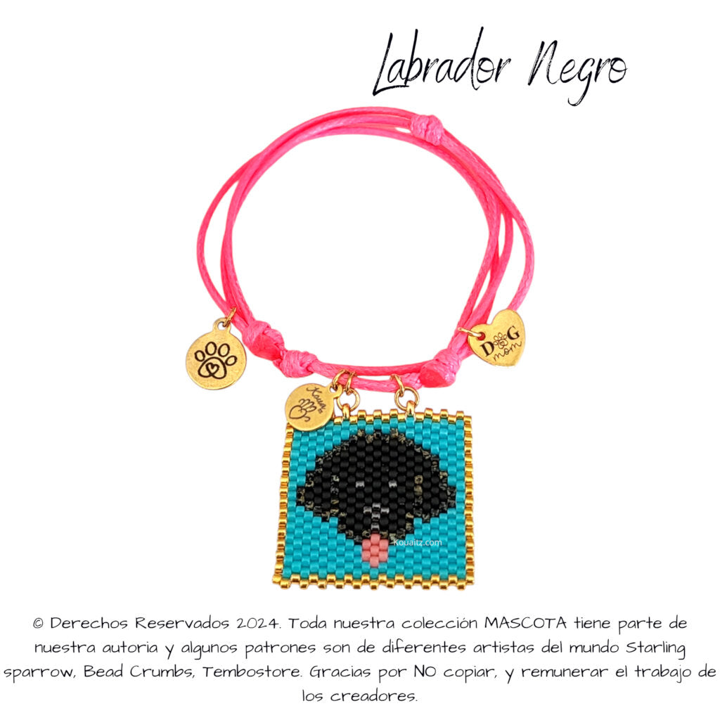 Labrador Pulsera, Llavero, Collar o Kit