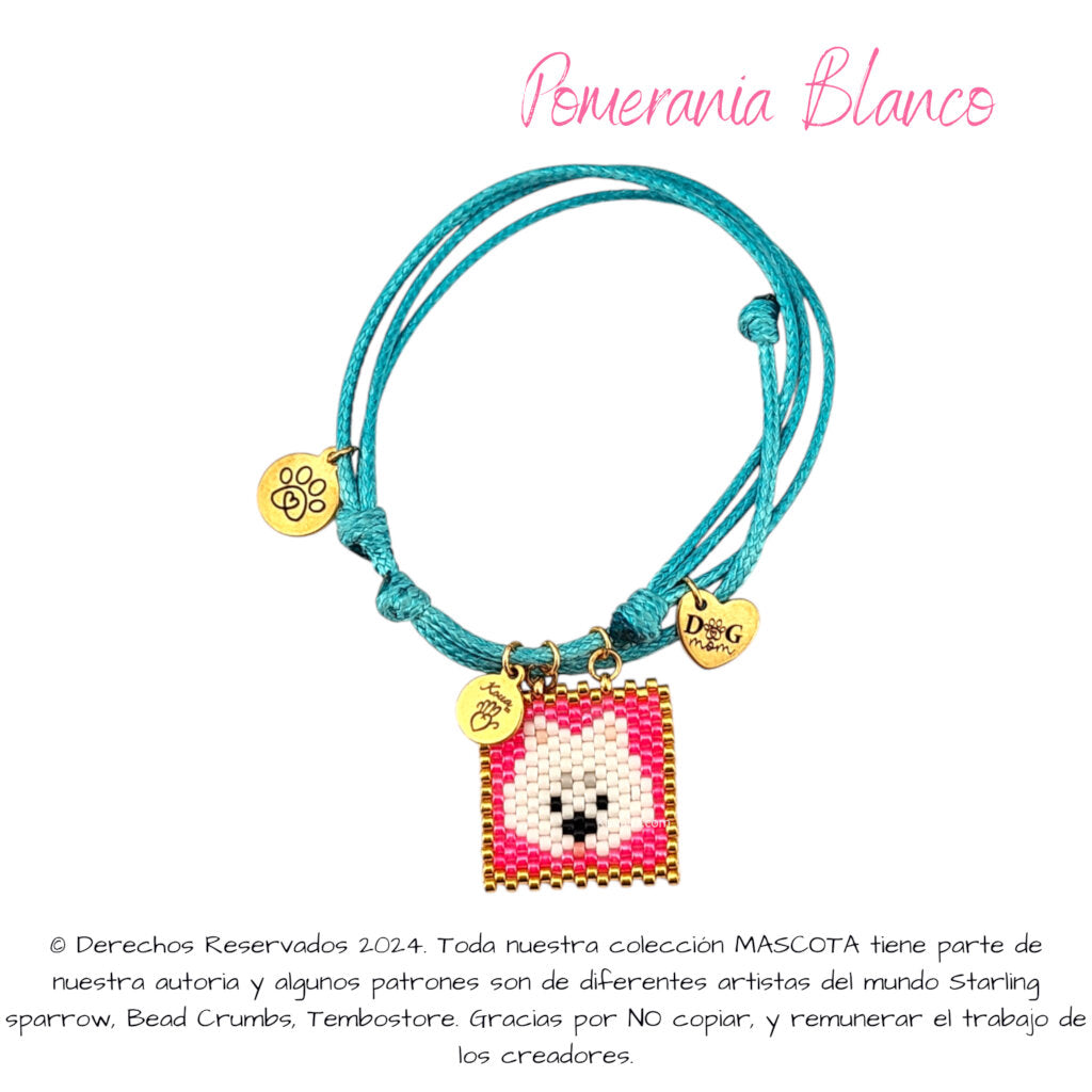 Pomerania Pulsera, Llavero, Collar o Kit