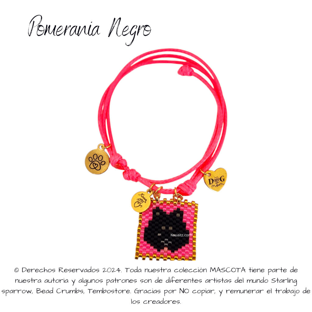 Pomerania Pulsera, Llavero, Collar o Kit