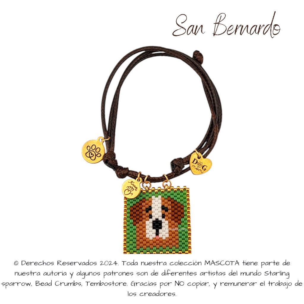 San Bernardo Pulsera, Llavero, Collar o Kit
