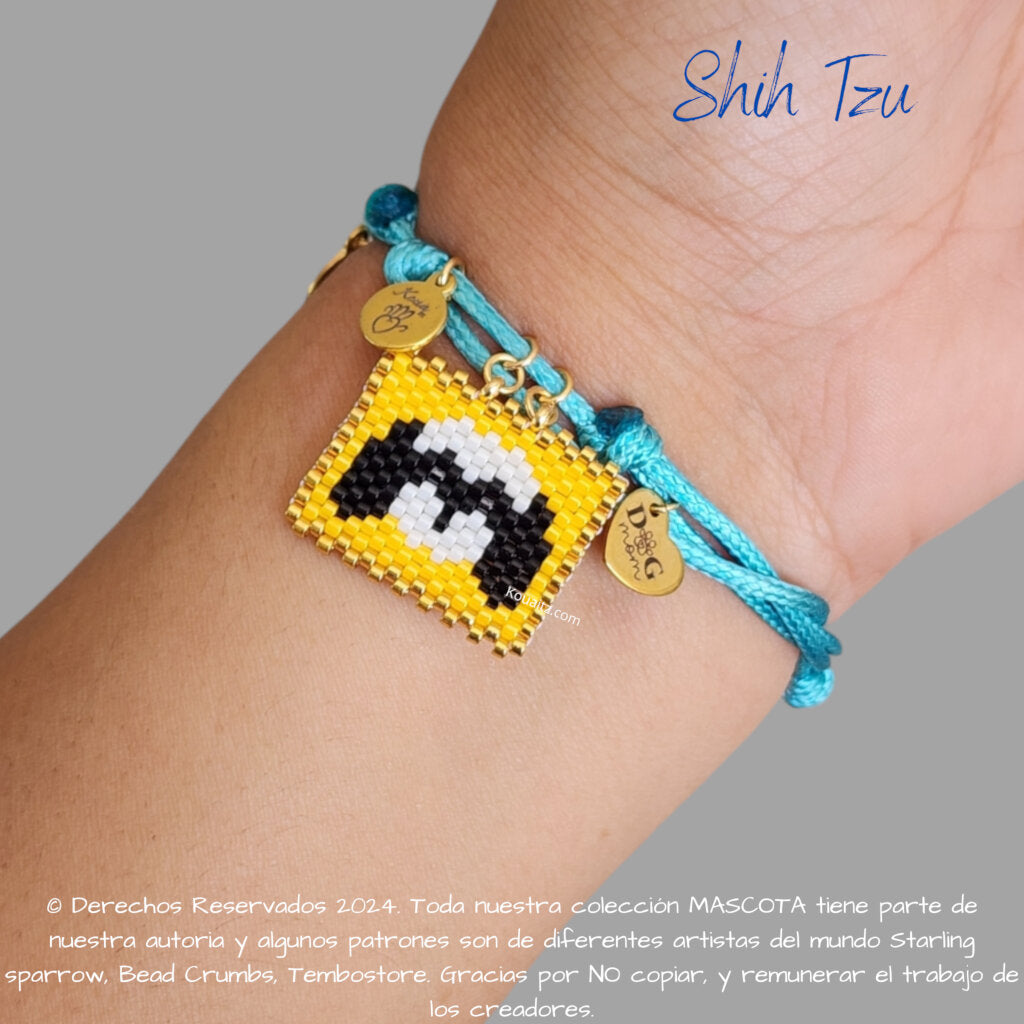 Shih Tzu Pulsera, Llavero, Collar o Kit