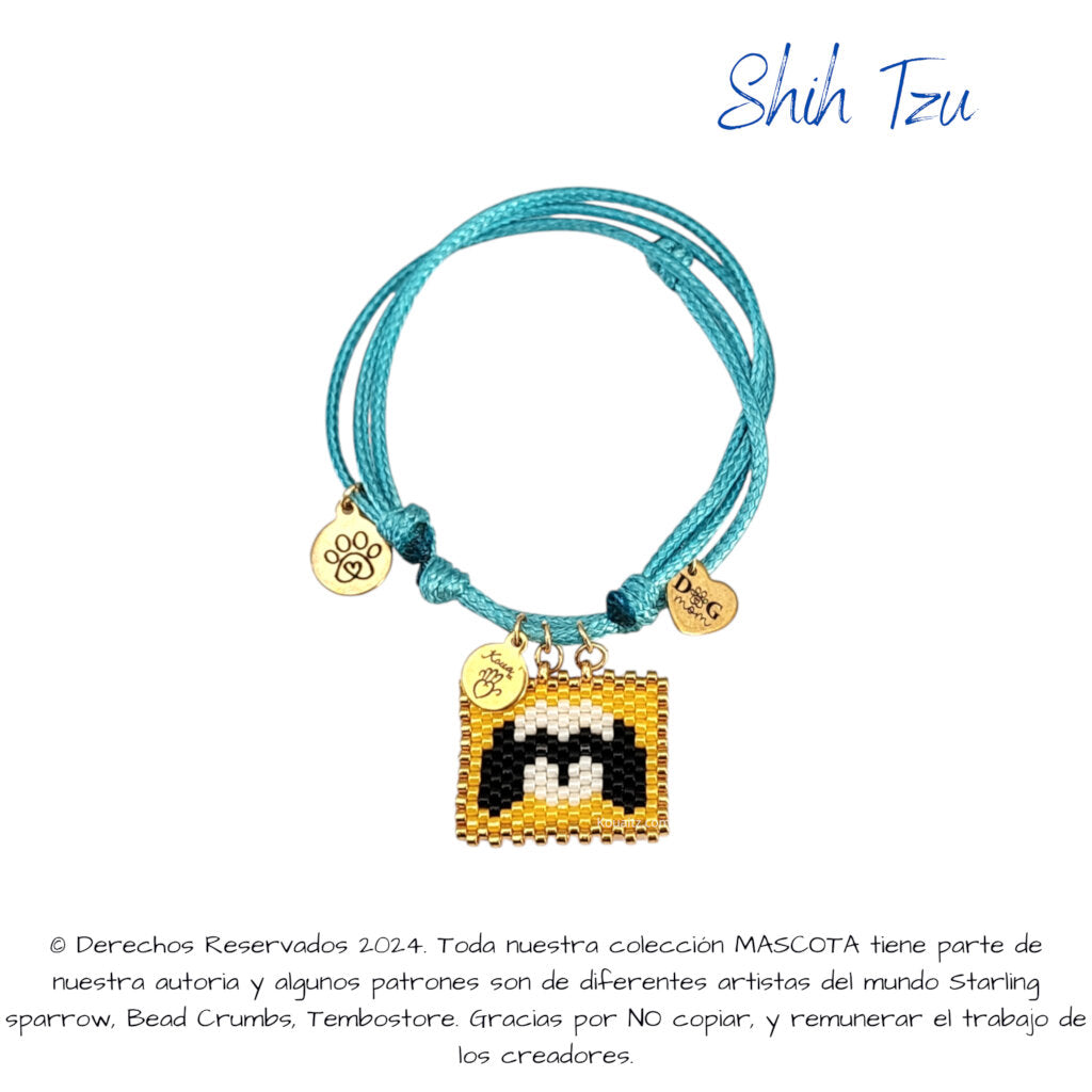 Shih Tzu Pulsera, Llavero, Collar o Kit