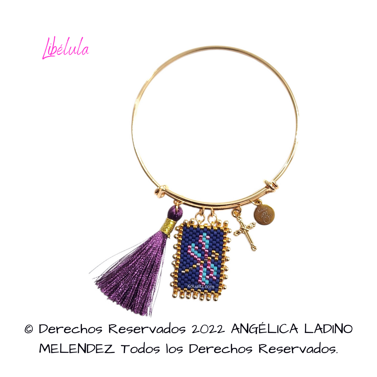 Kit Libélula Pulsera, collar y llavero