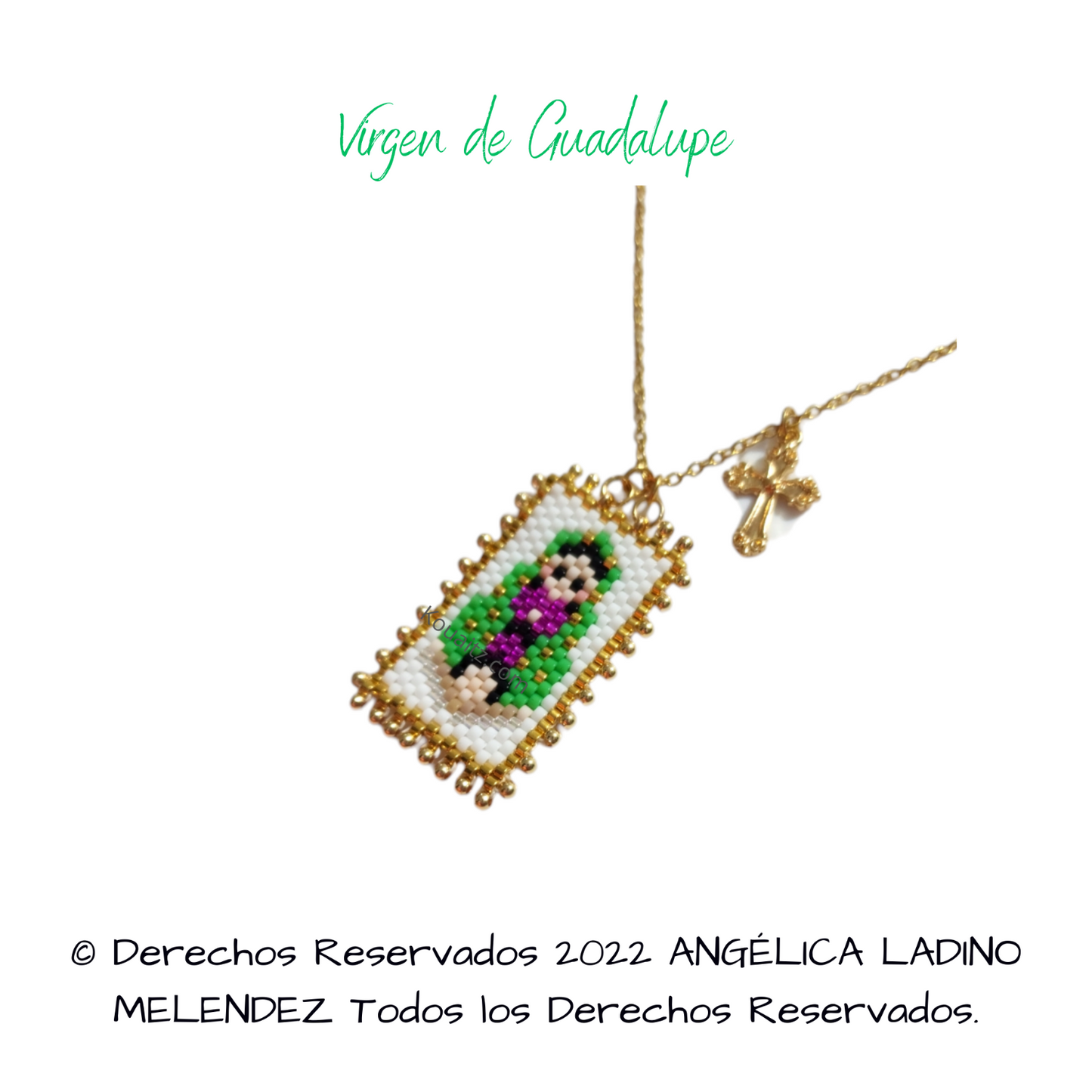 Virgen de Guadalupe Pulsera, Llavero, Collar o Kit