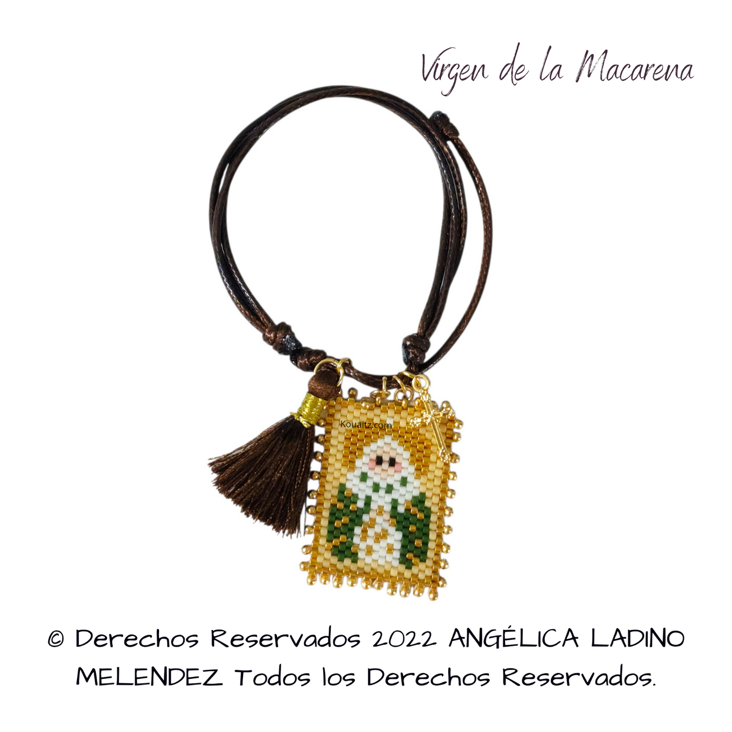 Virgen de la Macarena Pulsera o collar