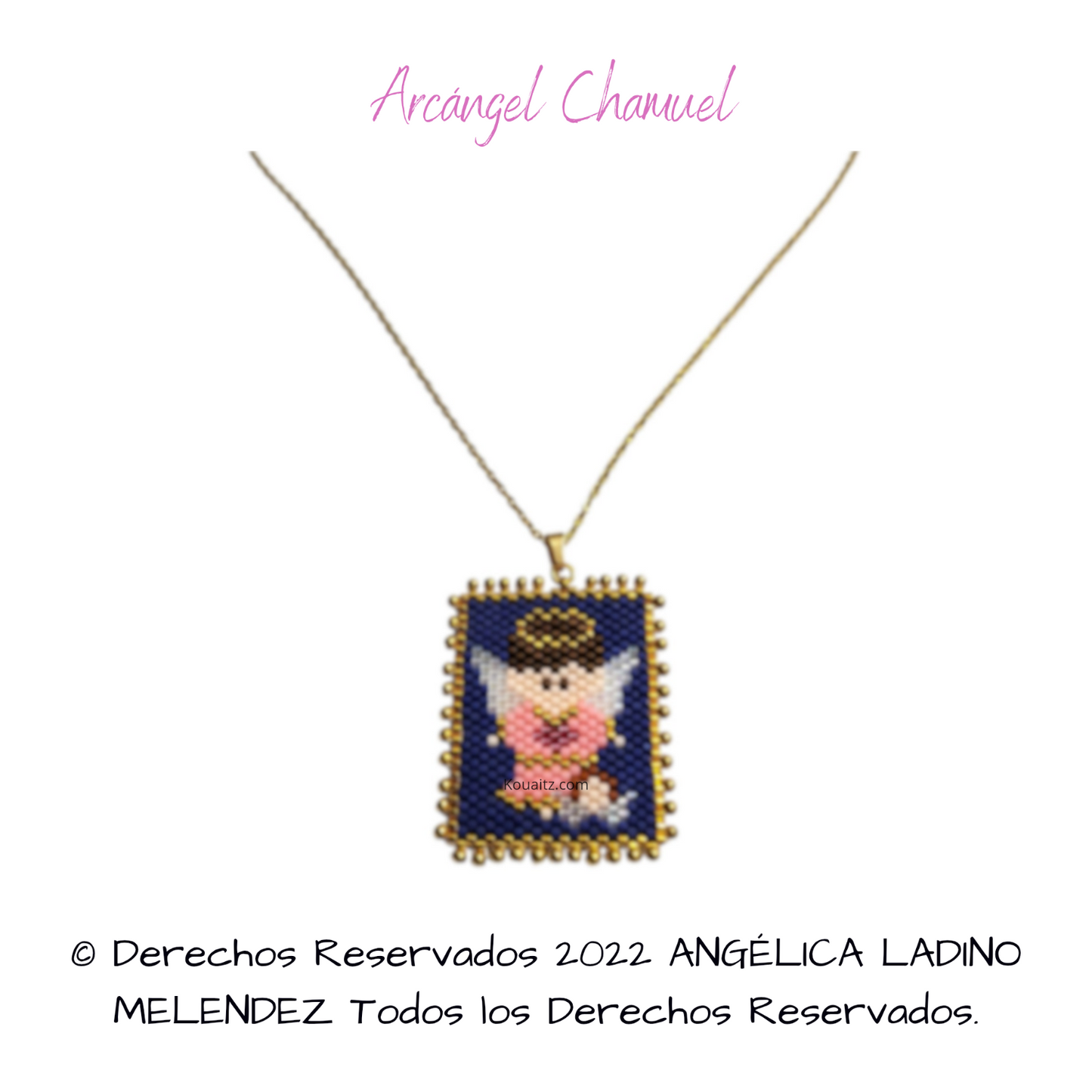Arcángel Chamuel Pulsera, Llavero, Collar o Kit