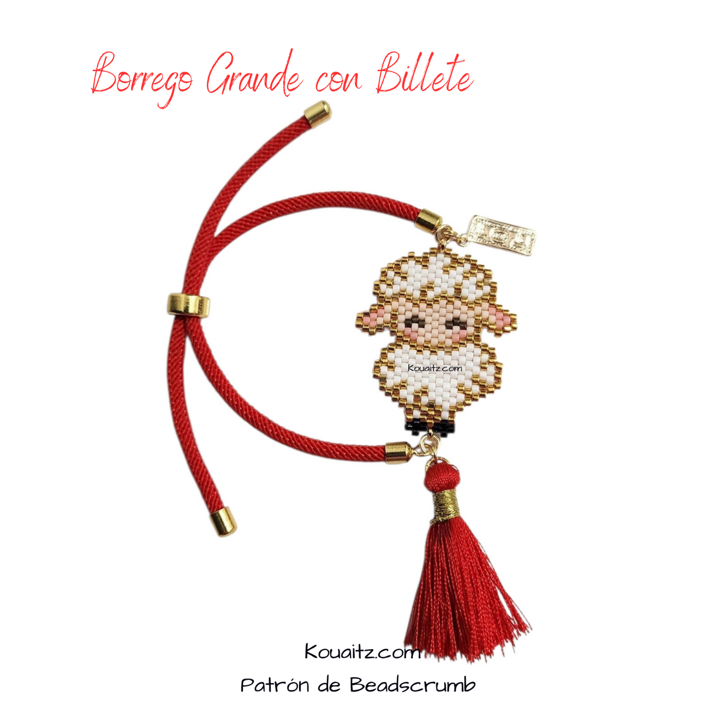 🐑 Pulsera Borreguito de la Abundancia Grande – Koua Itz
