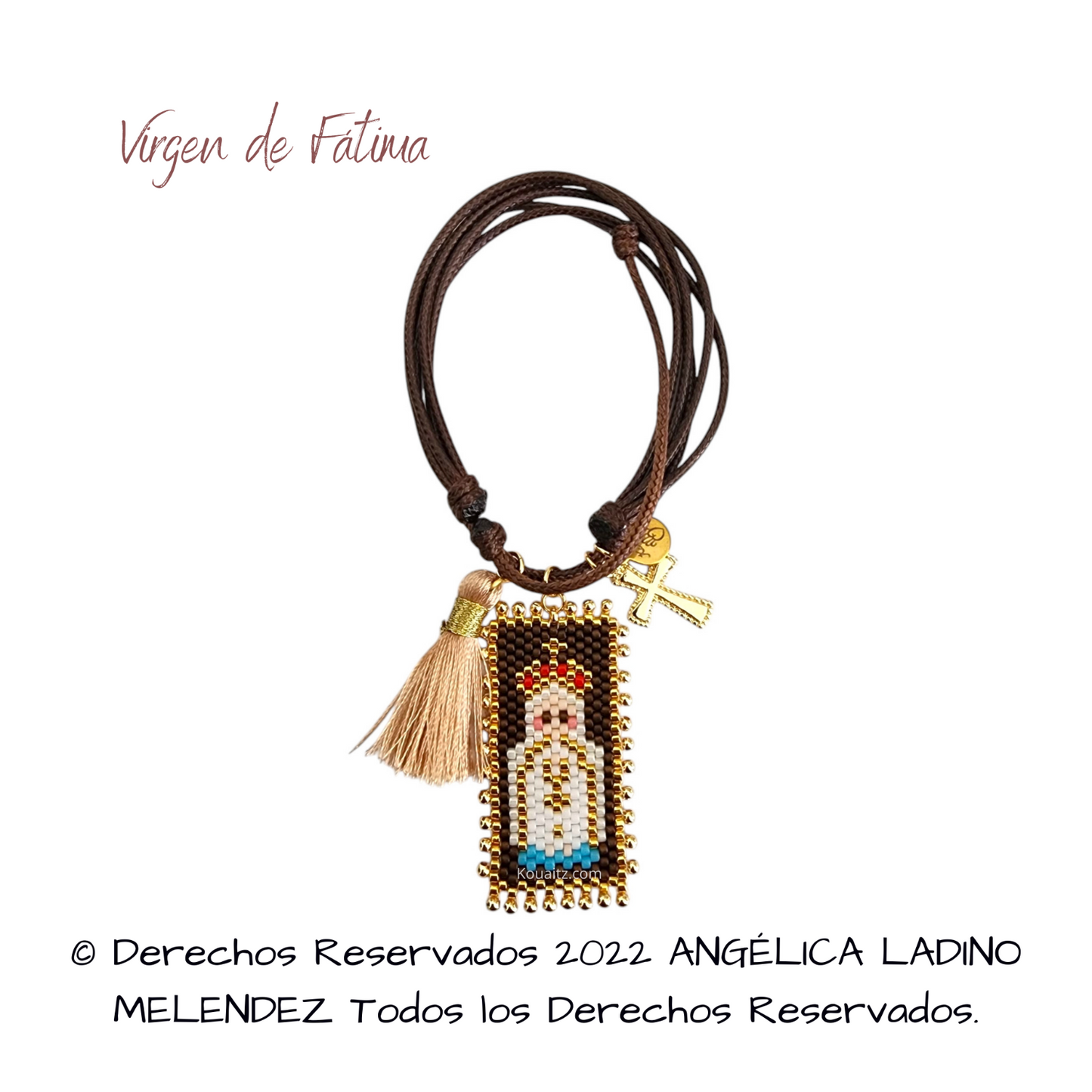 Virgen de Fátima Pulsera o Collar