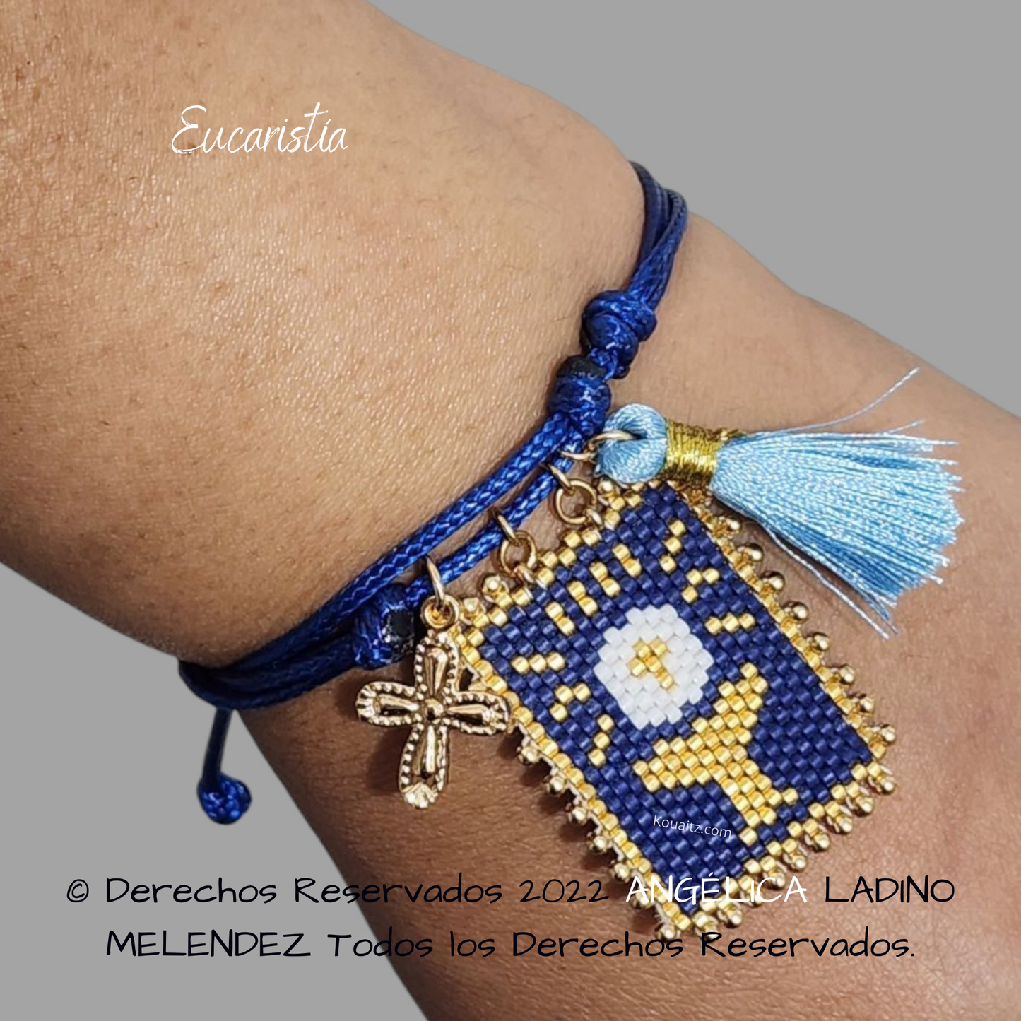 Eucaristía Pulsera, Llavero, Collar o Kit