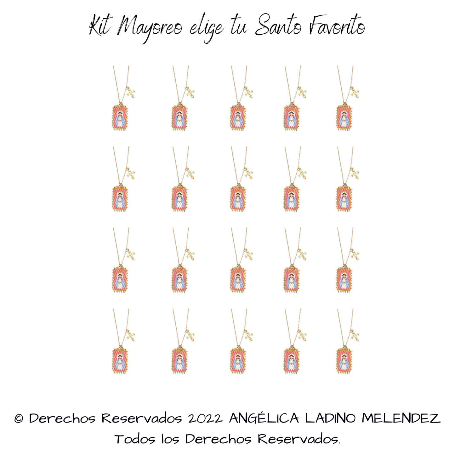 Kit Mayoreo Collar Santos