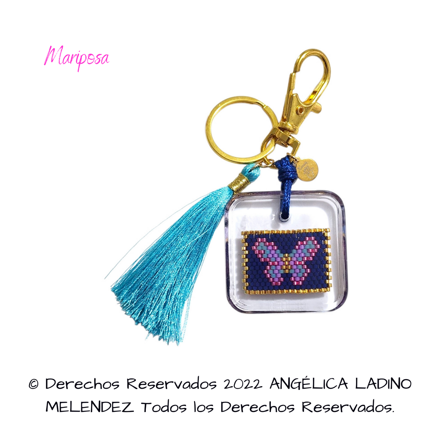 Kit Mariposa Pulsera, collar y llavero