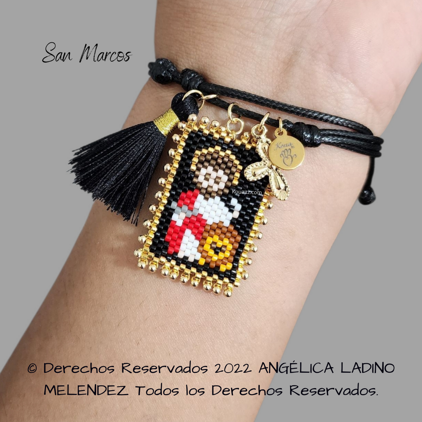 San Marcos Pulsera, Collar o Llavero