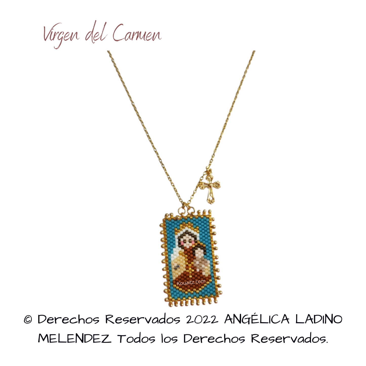 Virgen del Carmen Pulsera o Collar