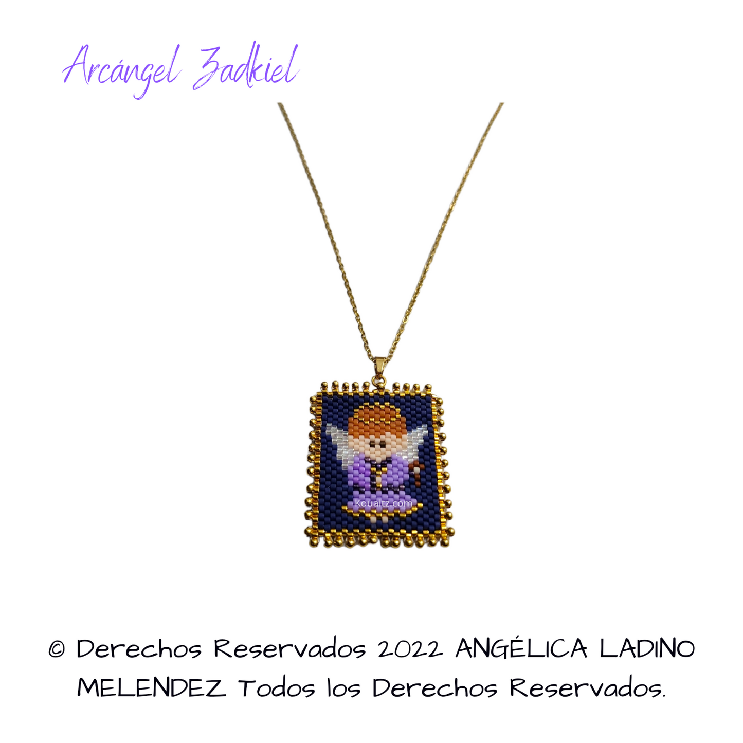 Arcángel Zadkiel Pulsera, Llavero, Collar o Kit