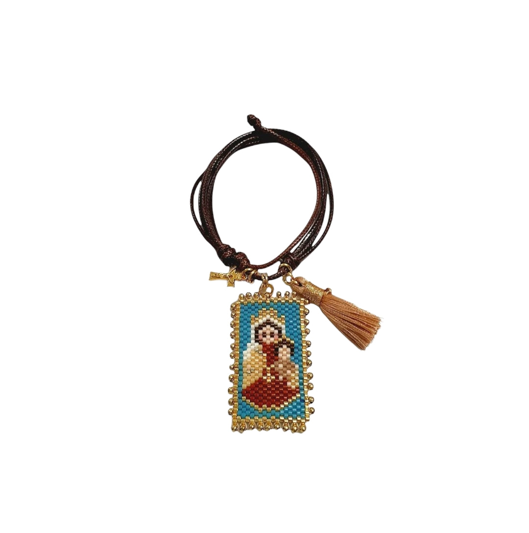 Virgen del Carmen Pulsera o Collar