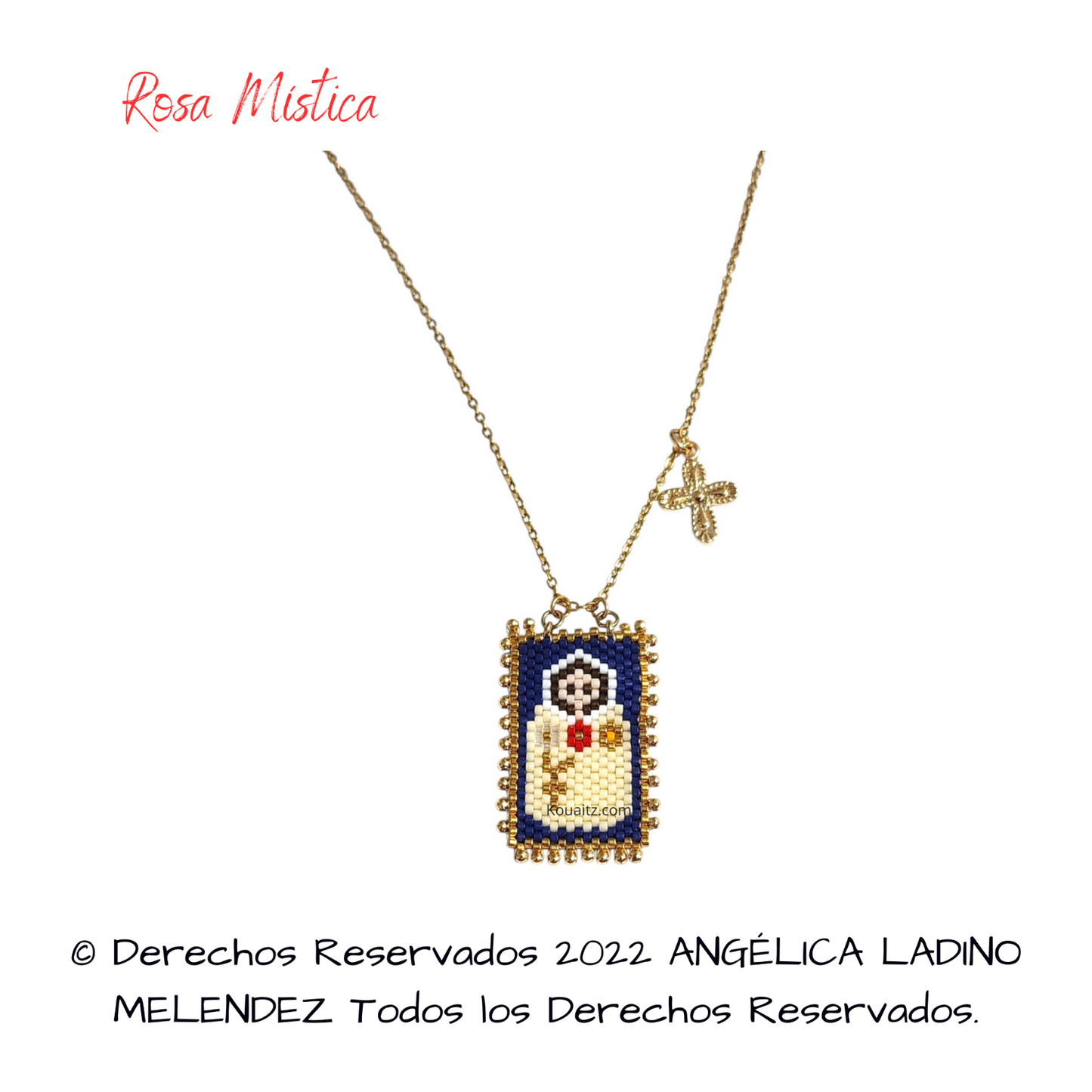 Rosa Mística Pulsera, Llavero, Collar o Kit