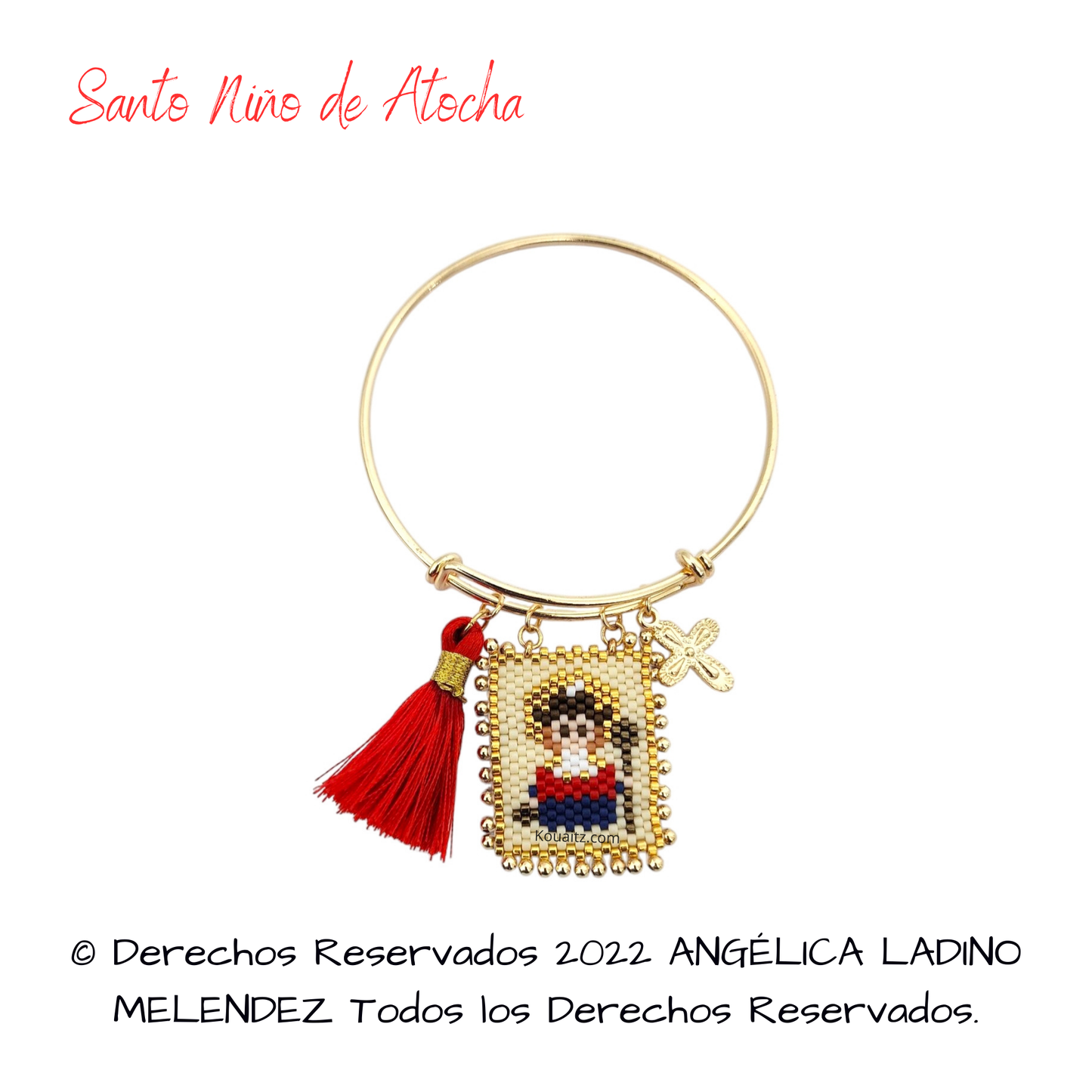 Santo Niño de Atocha Pulsera, Collar o llavero
