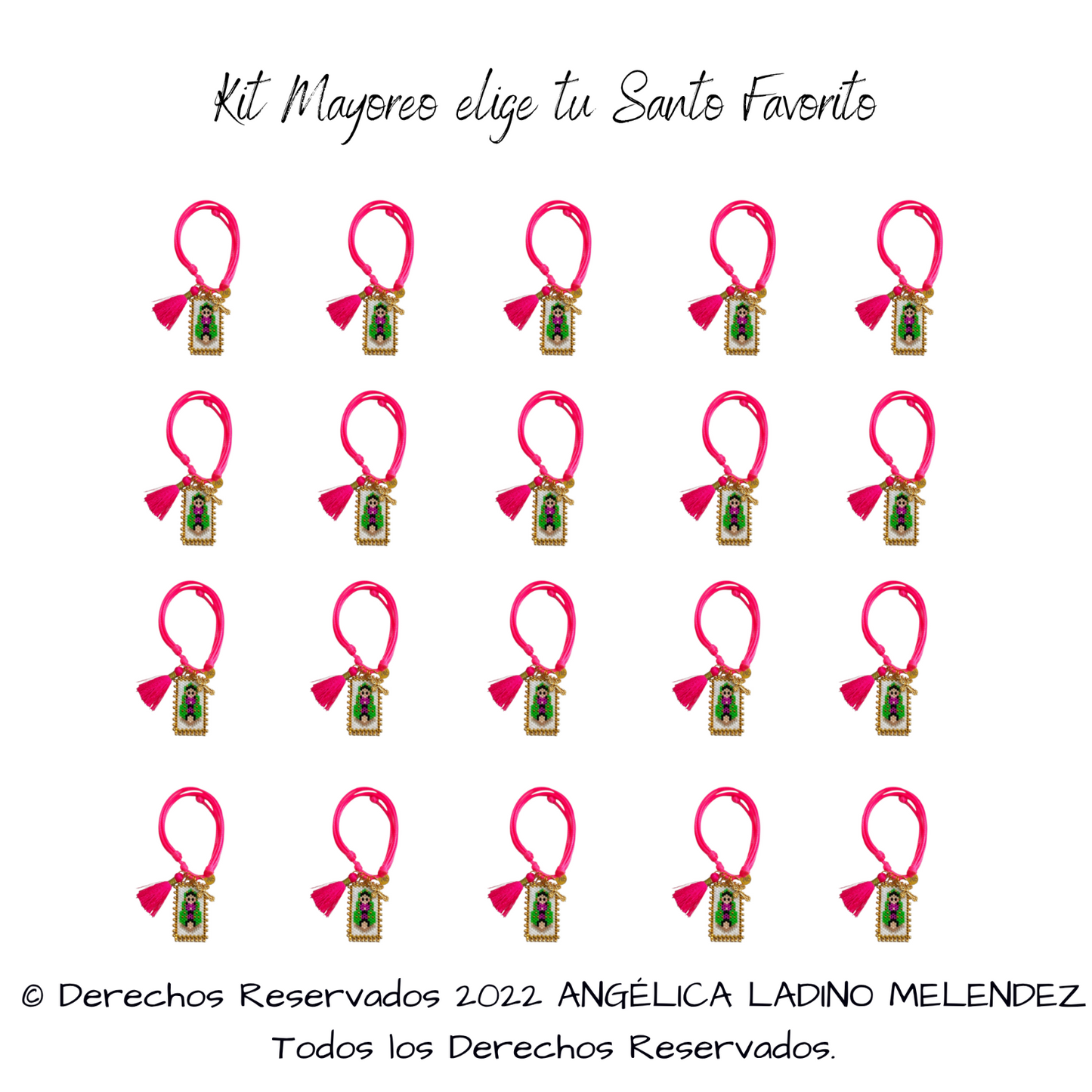 Kit Mayoreo Pulsera Santos