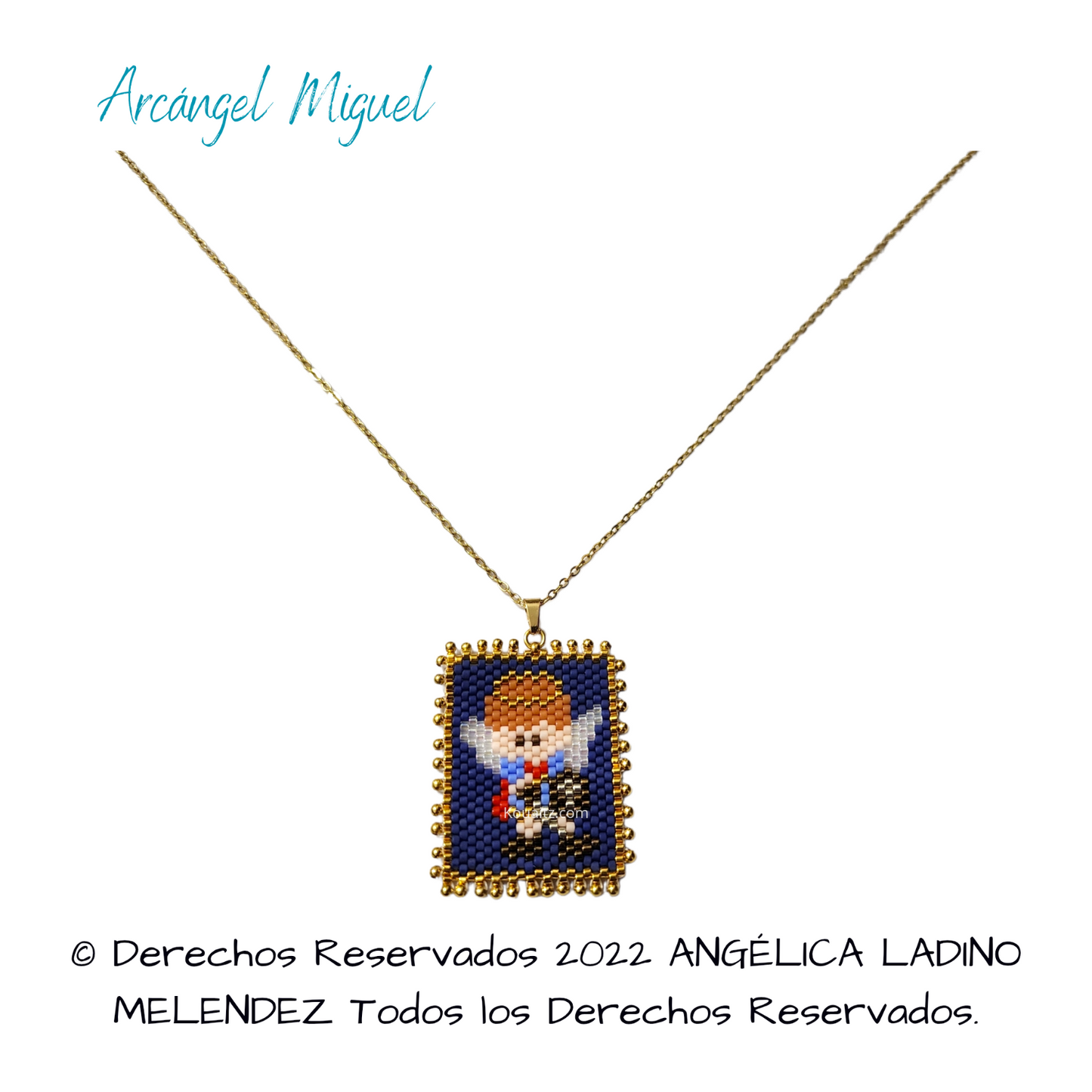 Arcángel San Miguel Pulsera, Llavero, Collar o Kit