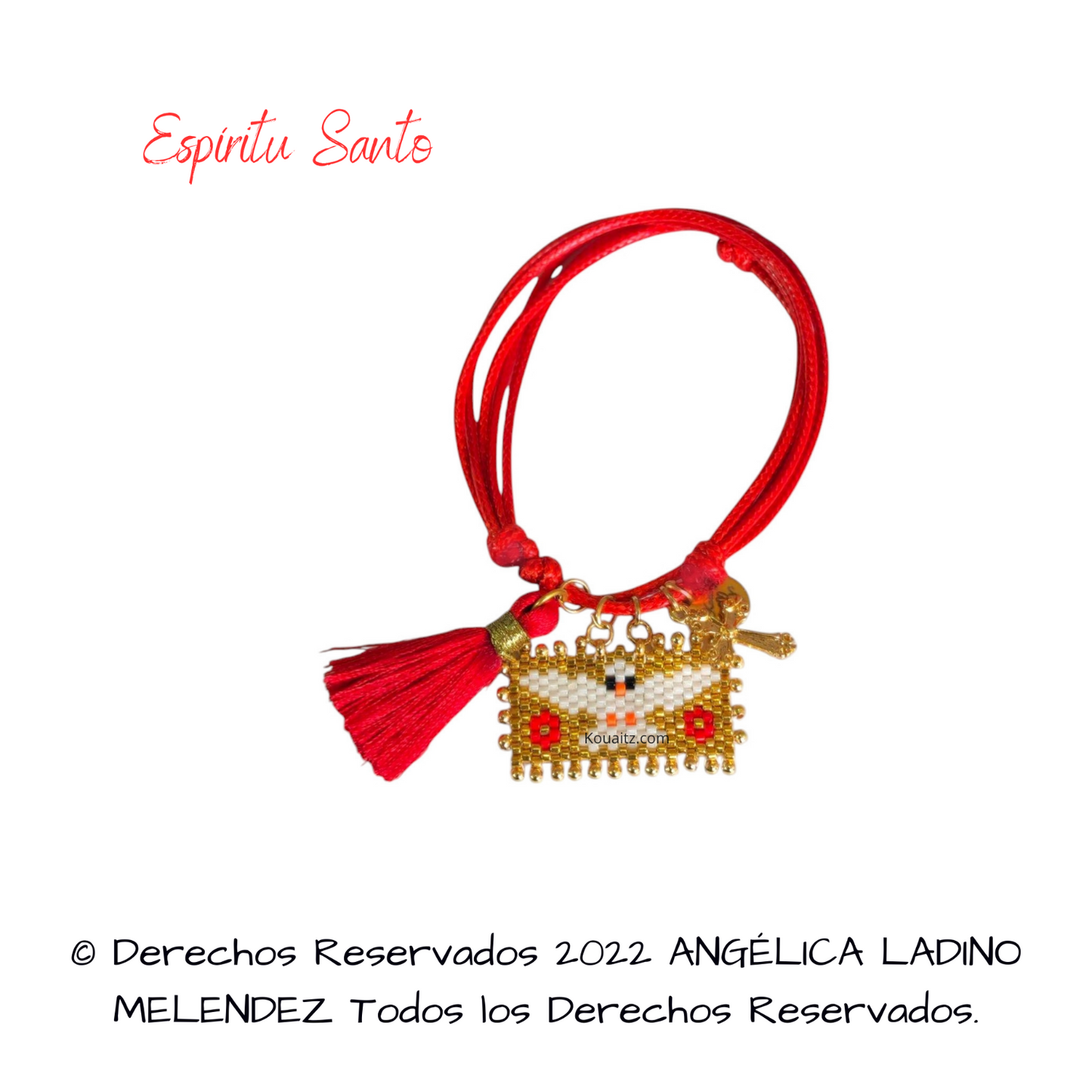 Espíritu Santo Pulsera, Llavero, Collar o Kit