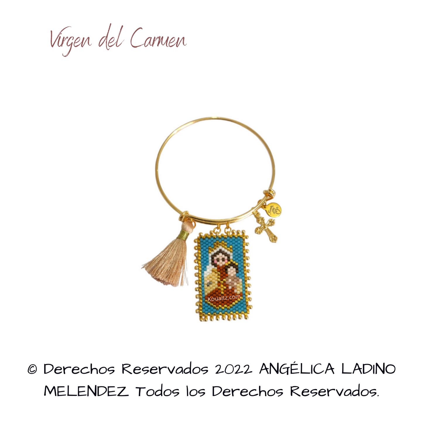 Virgen del Carmen Pulsera o Collar