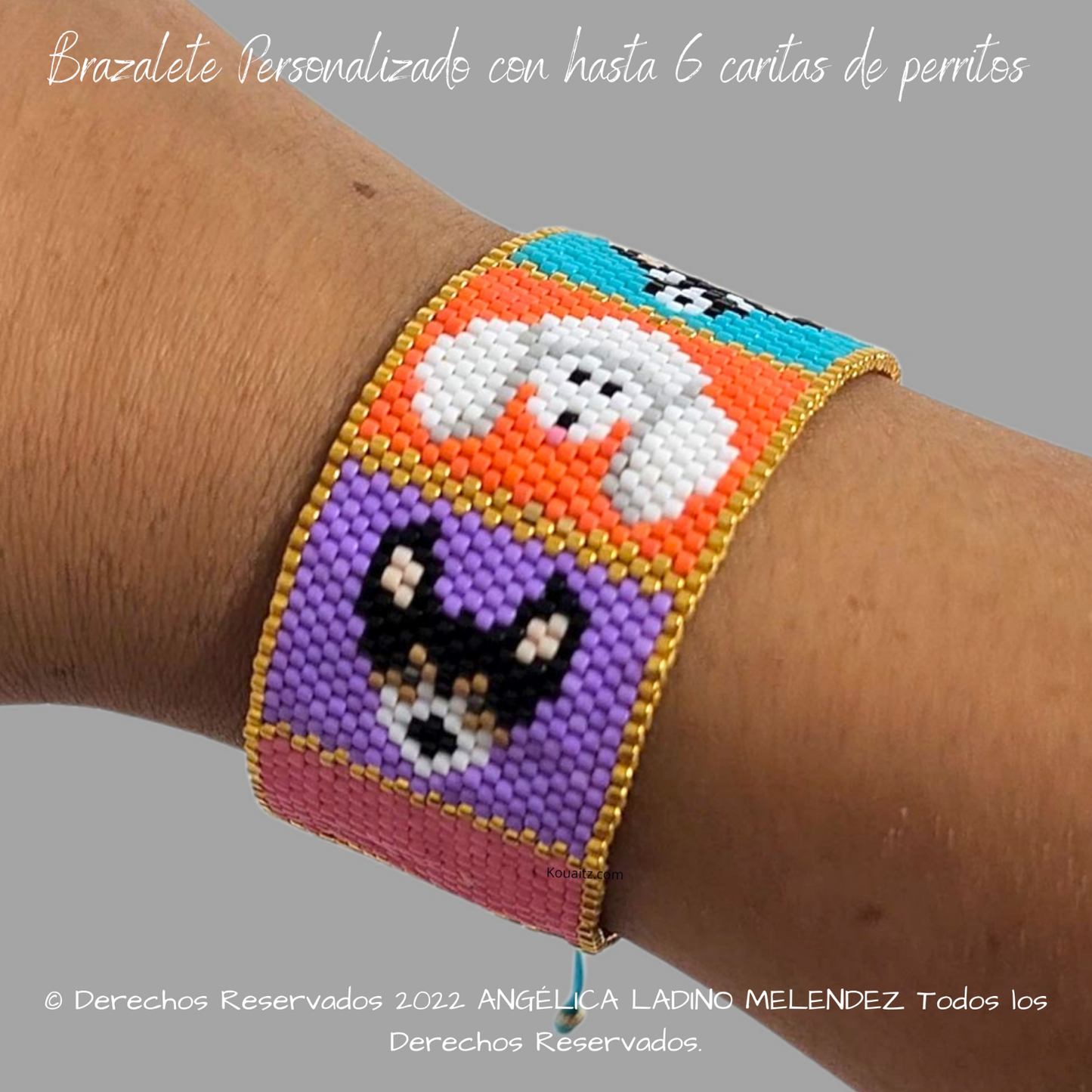 a Brazalete Personalizado hasta 6 perritos