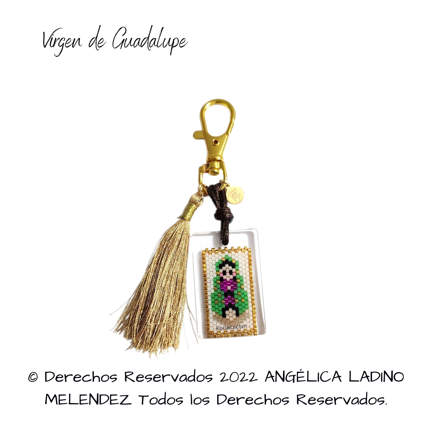 Virgen de Guadalupe Pulsera, Llavero, Collar o Kit