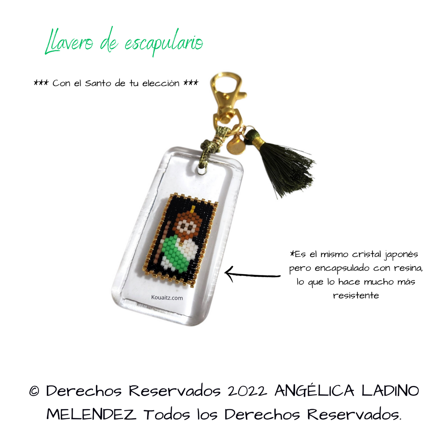 Arcángel San Miguel Pulsera, Llavero, Collar o Kit