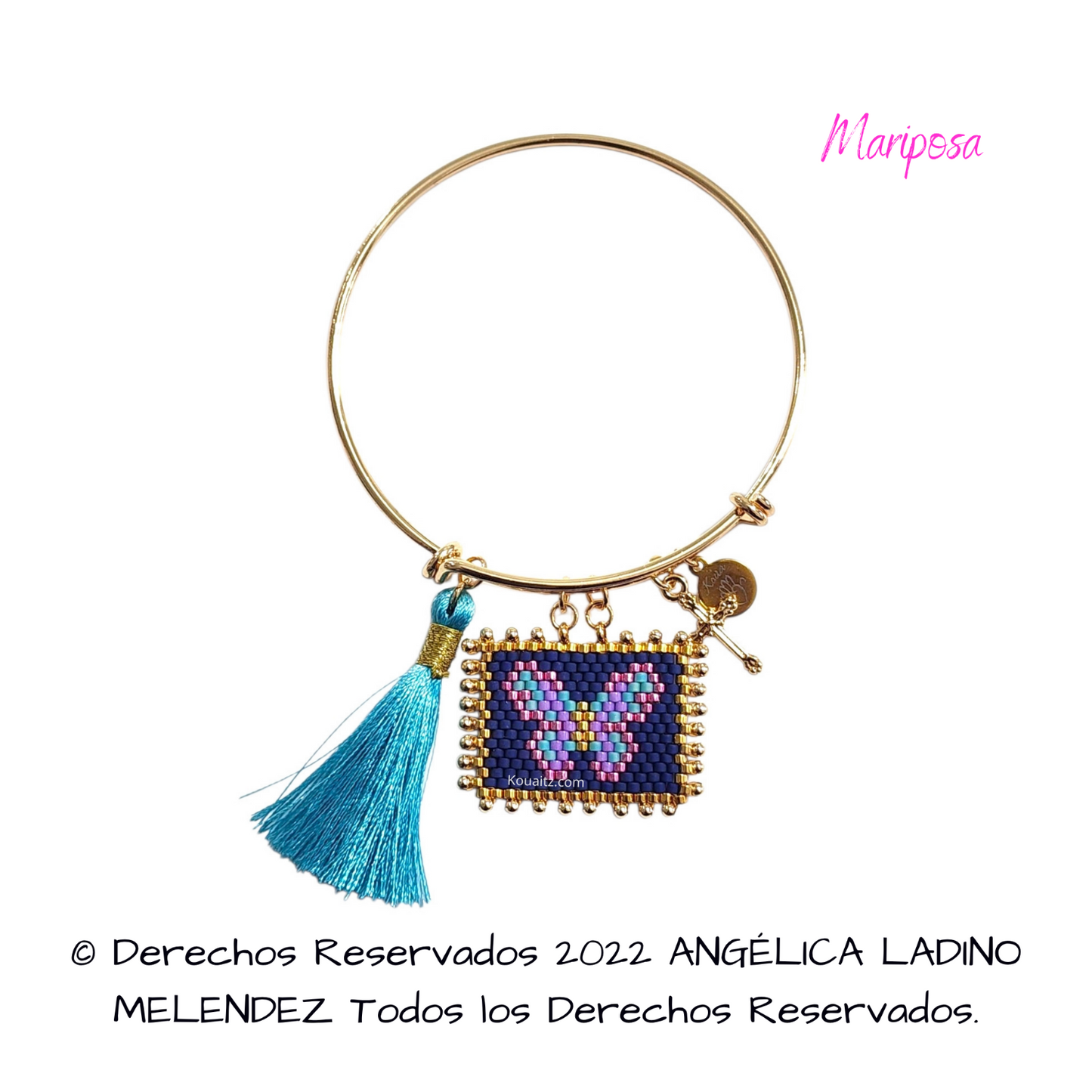 Kit Mariposa Pulsera, collar y llavero