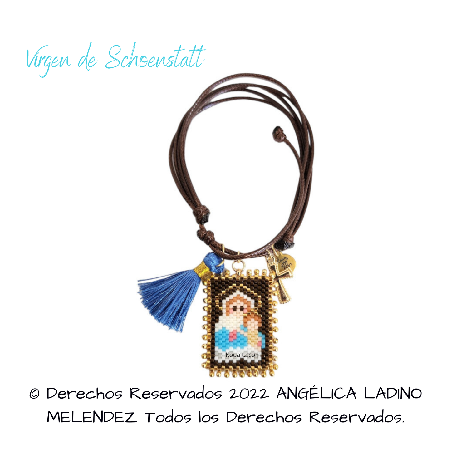 Virgen de Schoenstatt Pulsera o Collar