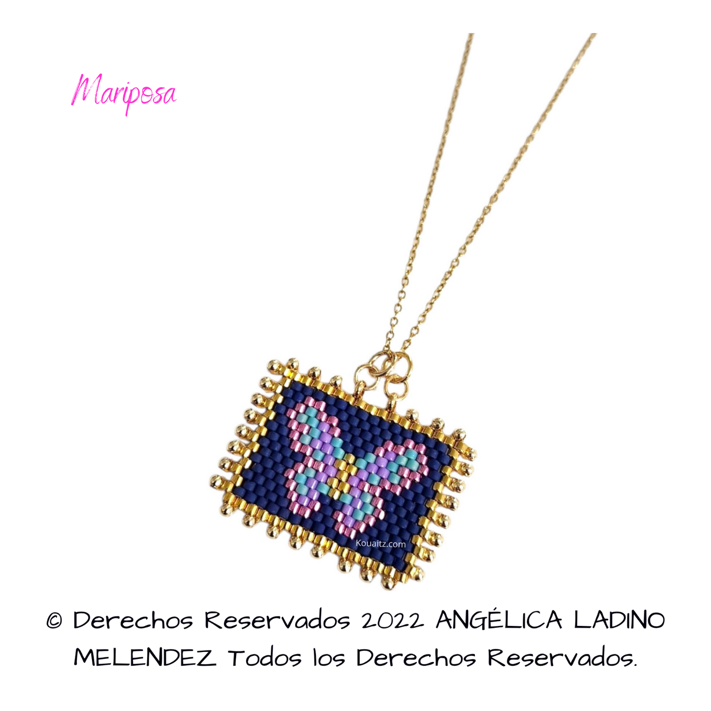 Kit Mariposa Pulsera, collar y llavero