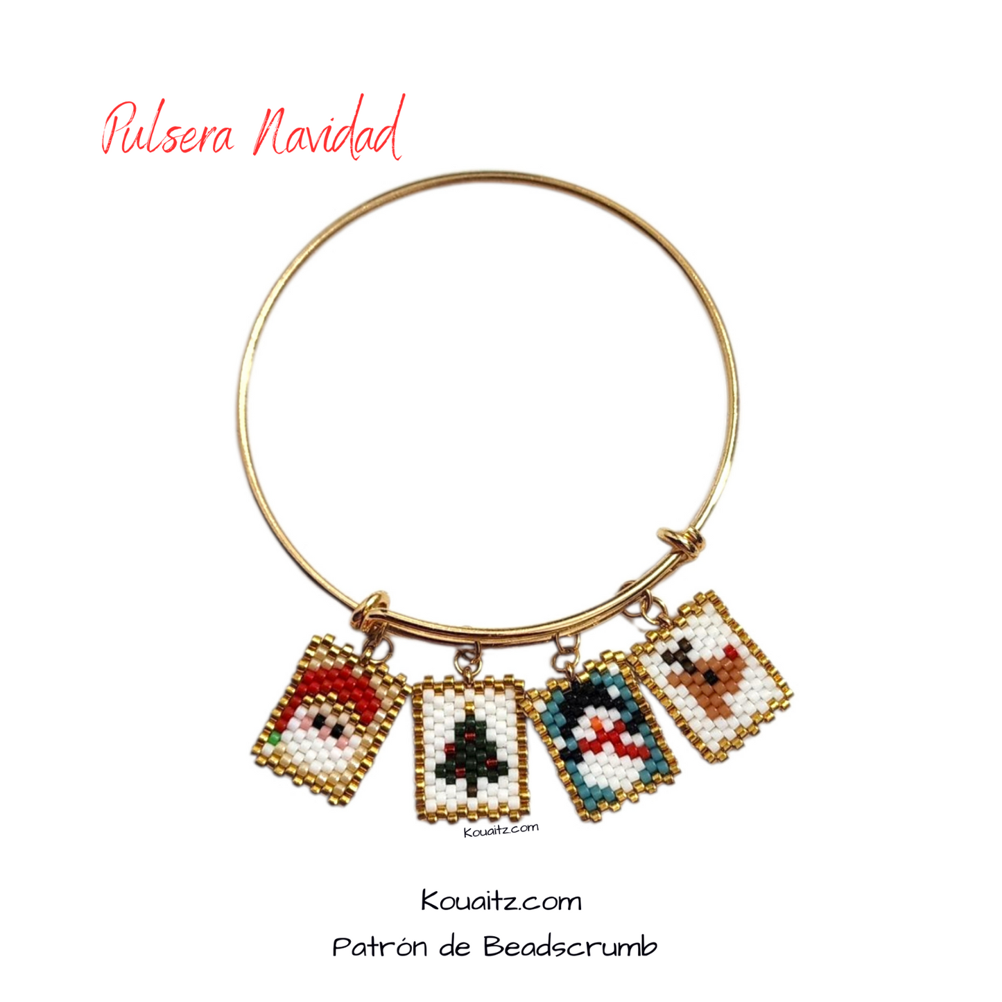 Pulsera Navideña 💫 Diseño de Autor Koua Itz
