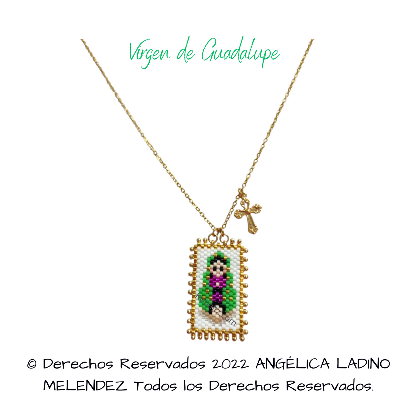 Virgen de Guadalupe Pulsera, Llavero, Collar o Kit