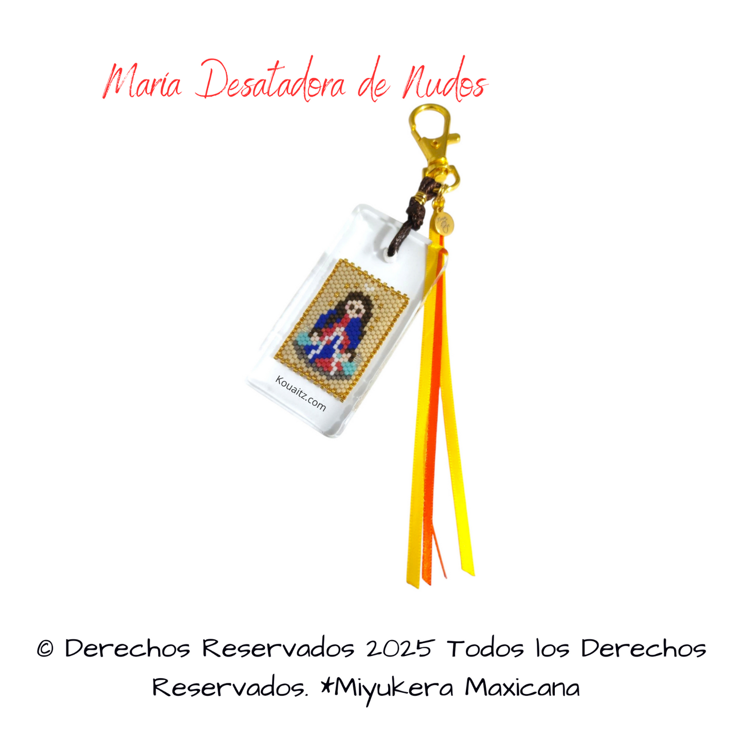Virgen María Desatadora de Nudos Pulsera o Collar