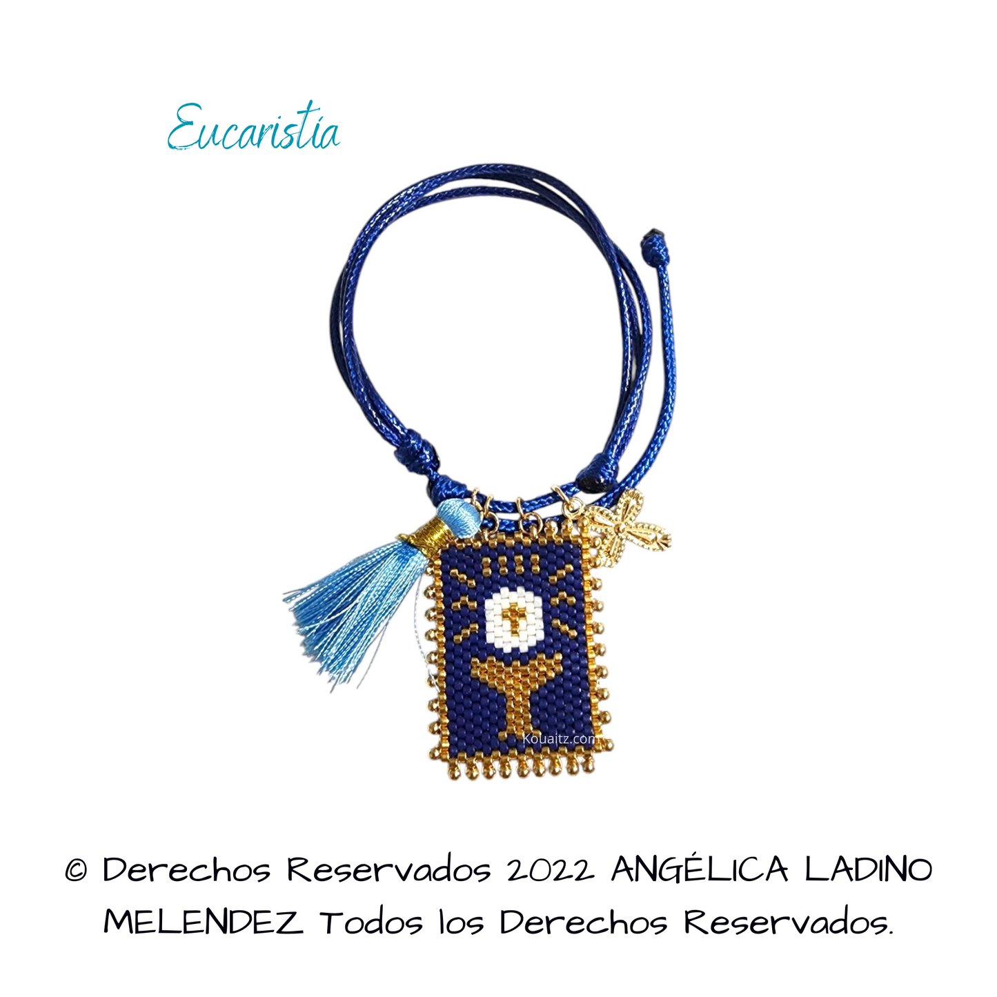 Eucaristía Pulsera, Llavero, Collar o Kit