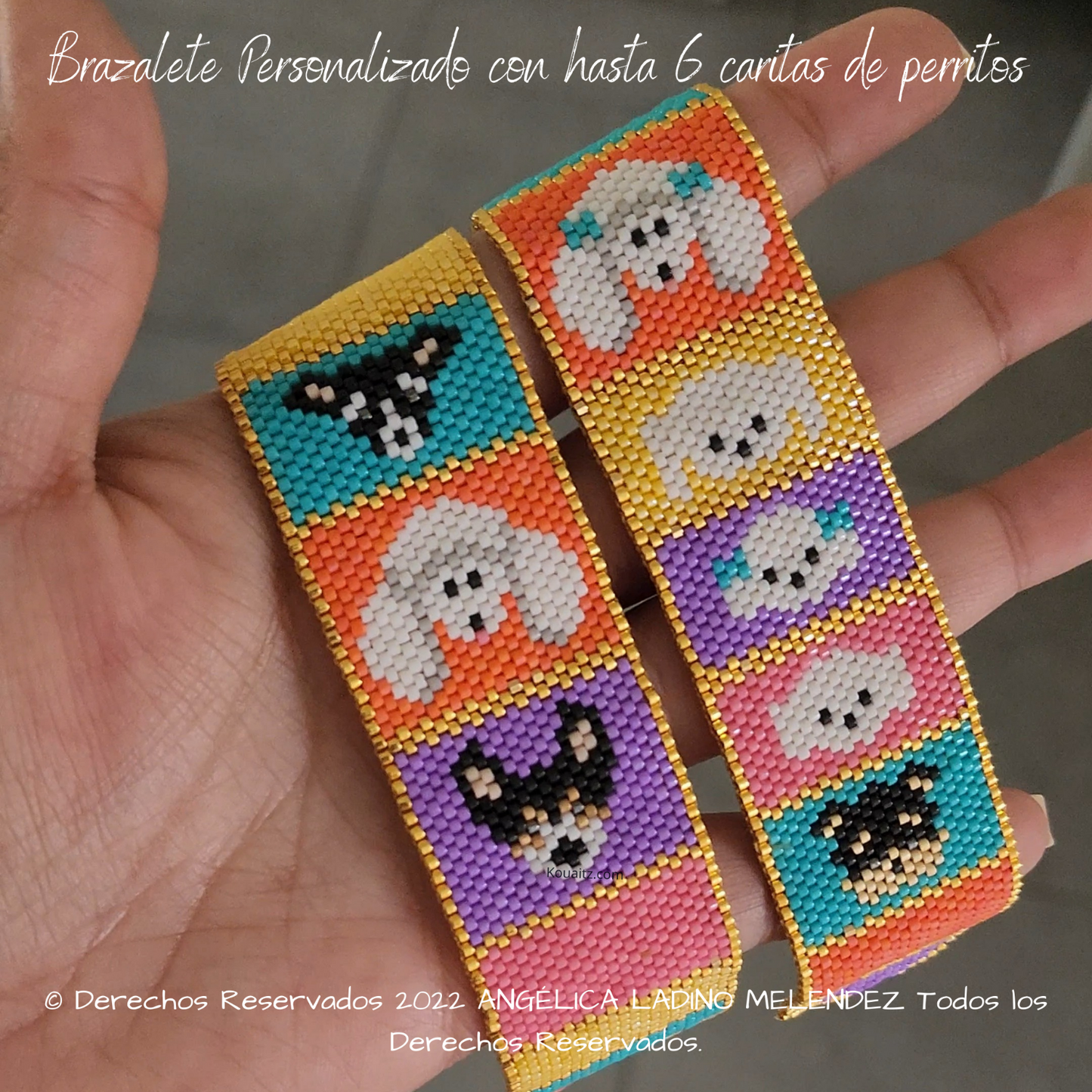 a Brazalete Personalizado hasta 6 perritos