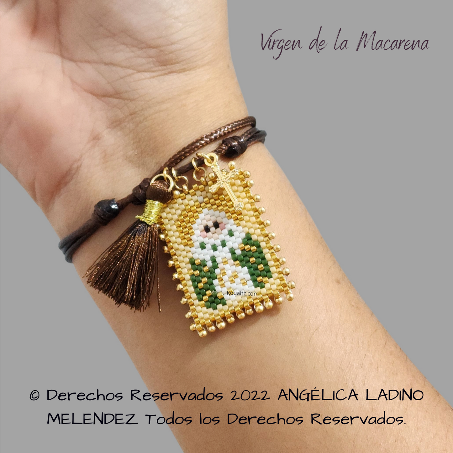 Virgen de la Macarena Pulsera o collar