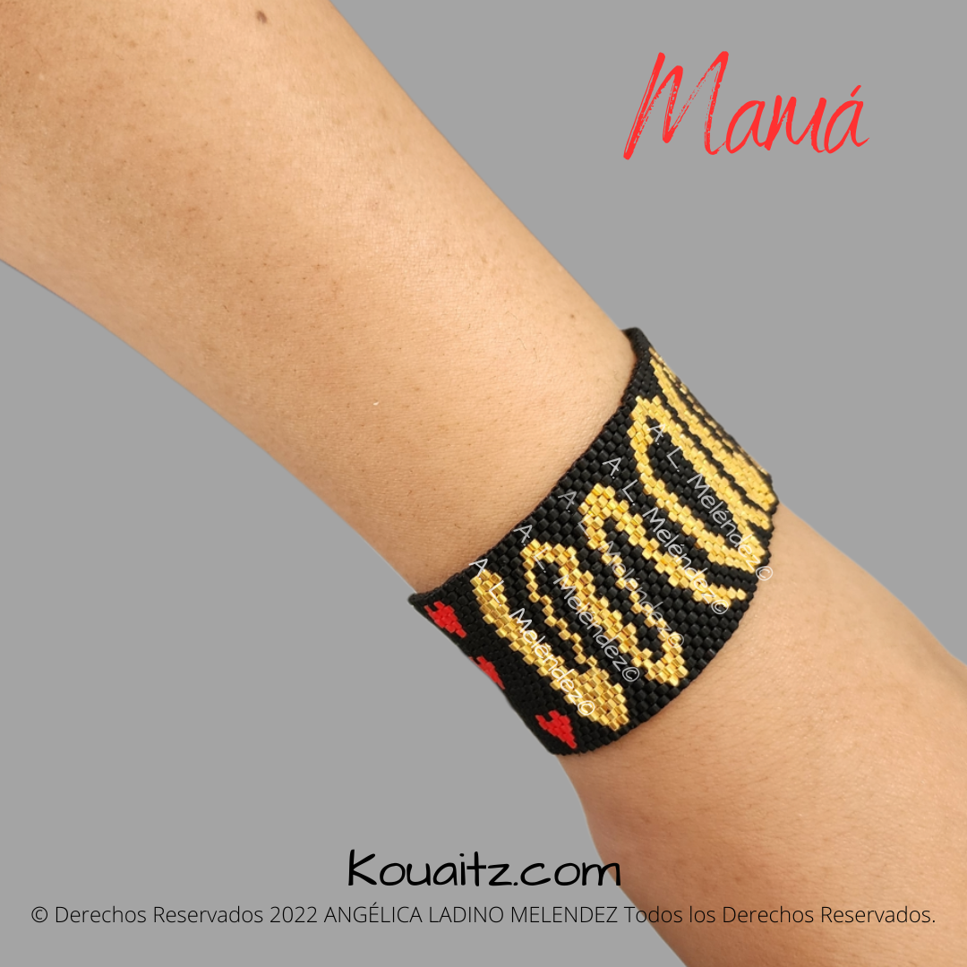 Brazalete Miyuki Regalo original mamá Dia de las madres