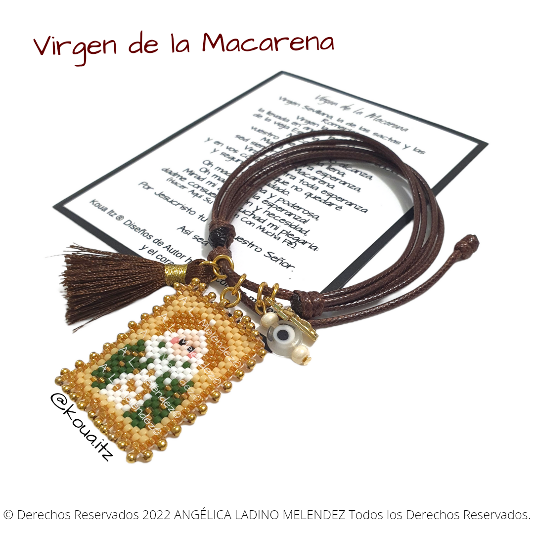 Virgen de la Macarena Pulsera o collar